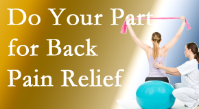 Wilson Family Chiropractic invites back pain sufferers to participate in their own back pain relief recovery. 