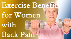 Wilson Family Chiropractic shares new research about how beneficial exercise is, especially for older women with back pain. 