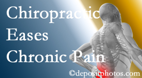 Millville chronic pain treated with chiropractic may improve pain, reduce opioid use, and improve life.