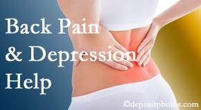 Millville depression related to chronic back pain often resolves with our chiropractic treatment plan’s Cox® Technic Flexion Distraction and Decompression.
