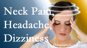 Wilson Family Chiropractic helps relieve neck pain and dizziness and related neck muscle issues.