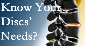 Your Millville chiropractor knows all about spinal discs and what they need nutritionally. Do you?