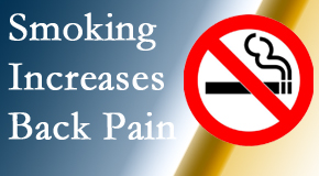 Wilson Family Chiropractic explains that smoking heightens the pain experience especially spine pain and headache.