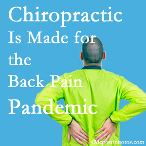 Millville chiropractic care at Wilson Family Chiropractic is prepared for the pandemic of low back pain. 