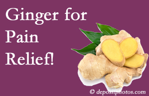 Millville chronic pain and osteoarthritis pain patients will want to look in to ginger for its many varied benefits not least of which is pain reduction. 