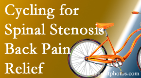 Wilson Family Chiropractic encourages exercise like cycling for back pain relief from lumbar spine stenosis.