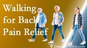 Wilson Family Chiropractic often recommends walking for Millville back pain sufferers.
