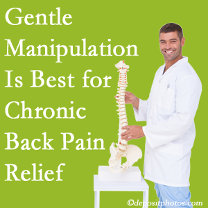 Gentle Millville chiropractic treatment of chronic low back pain is superior. 