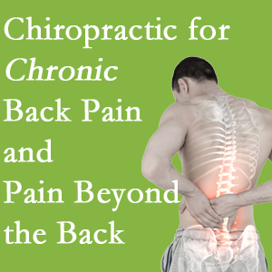 Millville chiropractic care helps control chronic back pain that causes pain beyond the back and into life that prevents sufferers from enjoying their lives.