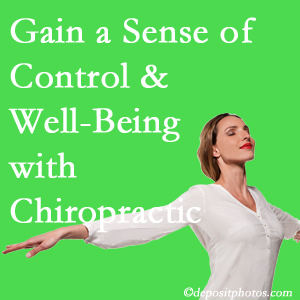 Using Millville chiropractic care as one complementary health alternative boosted patients sense of well-being and control of their health.