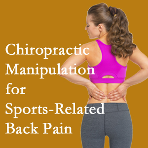 Millville chiropractic manipulation care for common sports injuries are recommended by members of the American Medical Society for Sports Medicine.