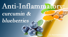 Wilson Family Chiropractic shares recent studies touting the anti-inflammatory benefits of curcumin and blueberries. 