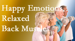 Wilson Family Chiropractic encourages a positive outlook and upright body position to enhance healing from back pain. 
