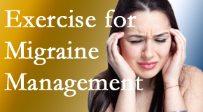 Wilson Family Chiropractic includes exercise into the chiropractic treatment plan for migraine relief.