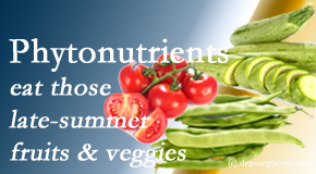 Wilson Family Chiropractic presents research on the benefits of phytonutrient-filled fruits and vegetables. 
