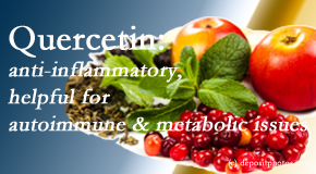 Wilson Family Chiropractic explains the benefits of quercetin for autoimmune, metabolic, and inflammatory diseases. 