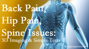 Wilson Family Chiropractic examines back pain patients for various issues like back pain and hip pain and other spine issues with imaging and clinical tests that influence a relieving chiropractic treatment plan.