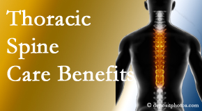 Wilson Family Chiropractic wonders at the benefit of thoracic spine treatment beyond the thoracic spine to help even neck and back pain. 