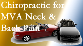 Wilson Family Chiropractic offers gentle relieving Cox Technic to help heal neck pain after an MVA car accident.