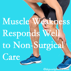 Millville chiropractic non-surgical care often improves muscle weakness in back and leg pain patients.