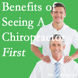 Getting Millville chiropractic care at Wilson Family Chiropractic first may reduce the odds of back surgery need and depression.