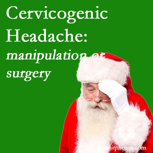 The Millville chiropractic manipulation and mobilization show benefit for relieving cervicogenic headache as an option to surgery for its relief.