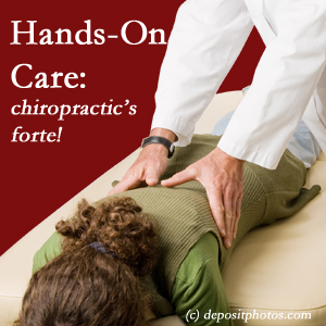 picture of Millville chiropractic hands-on treatment