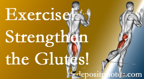 Millville chiropractic care at Wilson Family Chiropractic includes exercise to strengthen glutes.