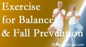 Millville chiropractic care of balance for fall prevention involves stabilizing and proprioceptive exercise. 