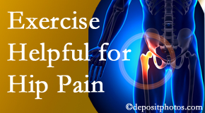 Wilson Family Chiropractic may recommend exercise for hip pain relief along with other chiropractic care options.
