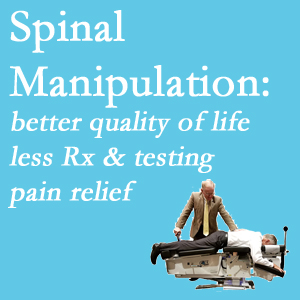 The Millville chiropractic care offers spinal manipulation which research is describing as beneficial for pain relief, better quality of life, and reduced risk of prescription medication use and excess testing.