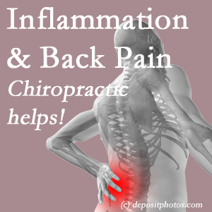 The Millville chiropractic care offers back pain-relieving treatment that is shown to reduce related inflammation as well.