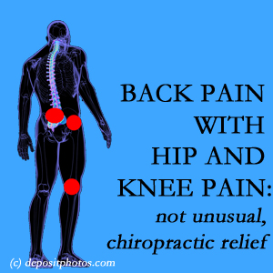 Millville back pain, hip and knee osteoarthritis often appear together, and Wilson Family Chiropractic can help. 